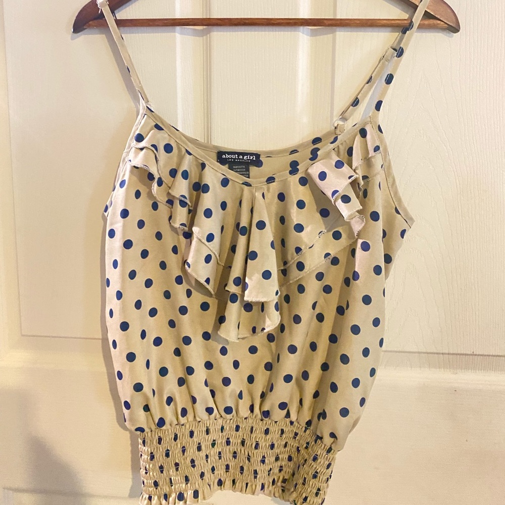 Business casual polka dot